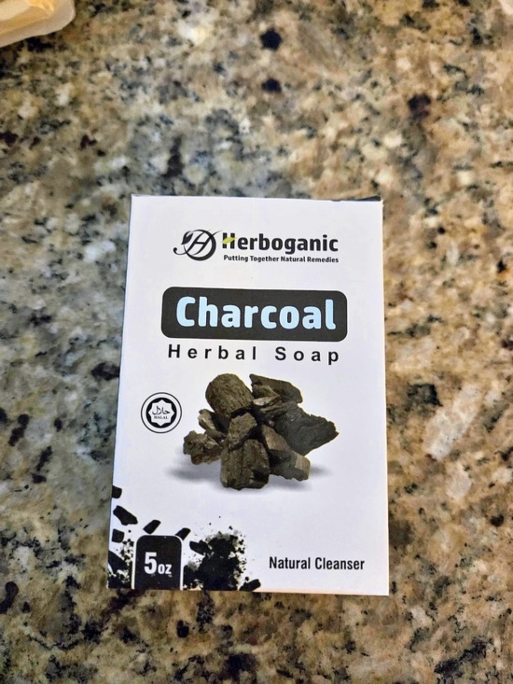 HerbOrganic Charcoal Herbal Soap Natural Cleanser NWT